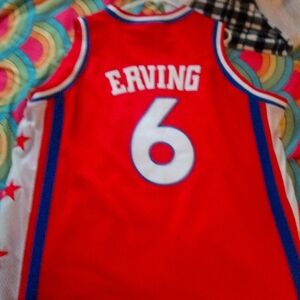 Red Basketball Jersey with Number 6